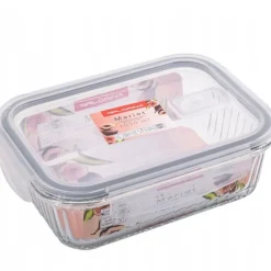 Pojemnik 1050 ml na żywność jedzenie pudełko z pokrywką lunchbox prostokątny hermetyczny Mariet Florina