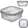 Pojemnik 1200 ml na żywność jedzenie pudełko z pokrywką lunchbox kwadratowy hermetyczny Mariet Florina