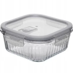 Pojemnik 1200 ml na żywność jedzenie pudełko z pokrywką lunchbox kwadratowy hermetyczny Mariet Florina