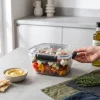 Pojemnik 2400ml na żywność jedzenie pudełko z pokrywką lunchbox kwadratowy hermetyczny Tragar