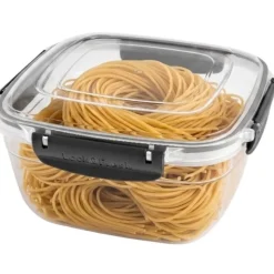 Pojemnik 2400ml na żywność jedzenie pudełko z pokrywką lunchbox kwadratowy hermetyczny Tragar
