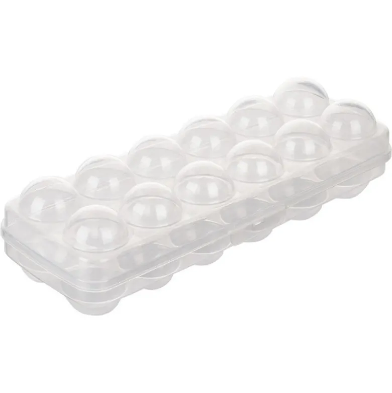 Pojemnik na jajka 12 sztuk pudełko wytłaczanka organizer do lodówki Fresh Box Bager
