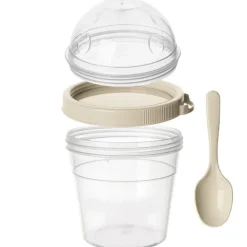 Pojemnik na jogurt kubek z łyżeczką i miską na musli lunchbox 400 ml Vilde