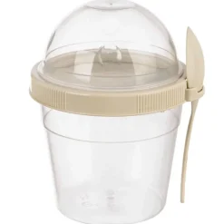 Pojemnik na jogurt kubek z łyżeczką i miską na musli lunchbox 400 ml Vilde