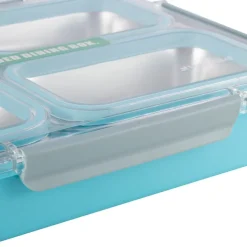 Pojemnik obiadowy z pokrywką 1800ml do przechowywania żywności niebieski lunchbox KM 2147 Kamille