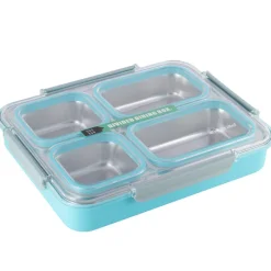 Pojemnik obiadowy z pokrywką 1800ml do przechowywania żywności niebieski lunchbox KM 2147 Kamille