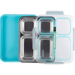 Pojemnik obiadowy z pokrywką 1800ml do przechowywania żywności niebieski lunchbox KM 2147 Kamille