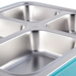 Pojemnik obiadowy z pokrywką 1800ml do przechowywania żywności niebieski lunchbox KM 2147 Kamille