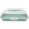 Pojemnik plastikowy na ciasto kwadratowy 35x35x11 cm Tragar 30308