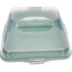 Pojemnik plastikowy na ciasto kwadratowy 35x35x11 cm Tragar 30308