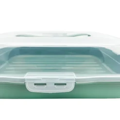 Pojemnik plastikowy na ciasto kwadratowy 35x35x11 cm Tragar 30308