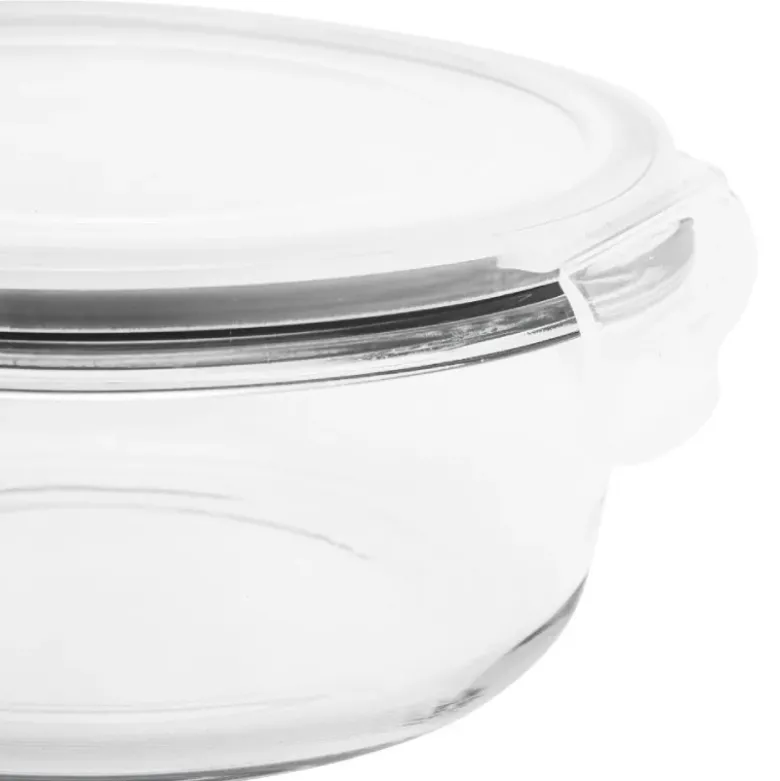 Pojemnik szklany 950 ml okrągły lunchbox Altom Fresh żaroodporny hermetyczny