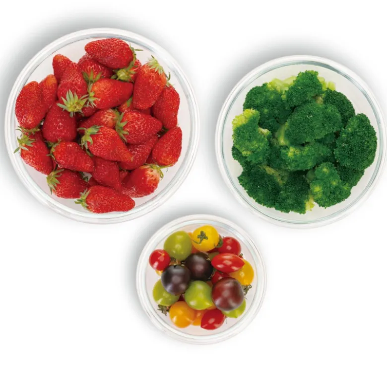 Pojemnik szklany 950 ml okrągły lunchbox Altom Fresh żaroodporny hermetyczny