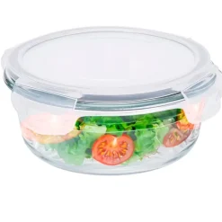 Pojemnik szklany 950 ml okrągły lunchbox Altom Fresh żaroodporny hermetyczny