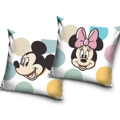Poszewka dwustronna velvetowa dla dzieci 40x40 cm na jaśka Myszka Mickey Minnie realistyczny wzór MM 2296082