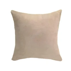 Poszewka na poduszkę dekoracyjna welurowa 50x50 velvet latte