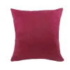 Poszewka na poduszkę dekoracyjna welurowa 40x40 velvet czerwona