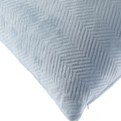 Poszewka 40x40 na poduszkę jaśka Miss Lucy Metallic niebieska dekoracyjna