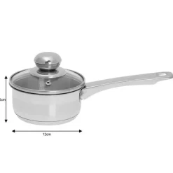 Rondel stalowy Kinghoff KH 4321 0,5 L z pokrywką INDUKCJA