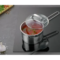 Rondel ze stali nierdzewnej 16cm z pokrywką MG Home Professional