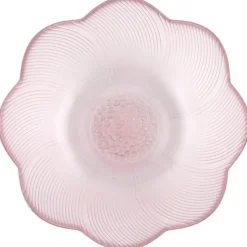 Salaterka 20 cm do sałatek różowa w kształcie kwiatu Mariella Florina
