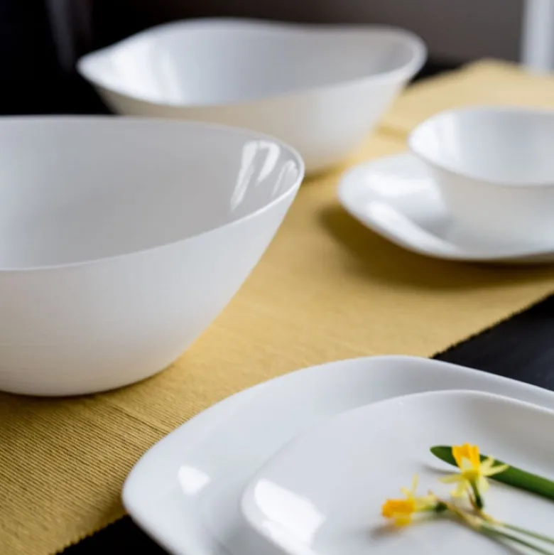 Salaterka miseczka 14 cm Bormioli Parma kwadratowa biała