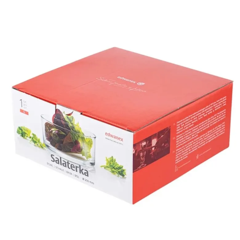 Salaterka miseczka szklana 20 cm prosta Altom Design