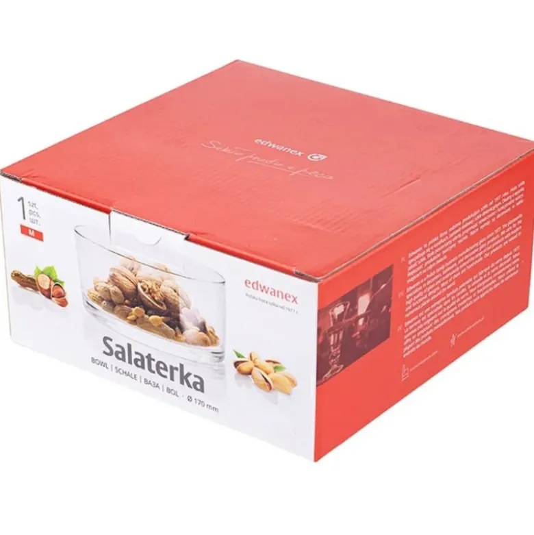 Salaterka miseczka szklana 17 cm prosta Altom Design