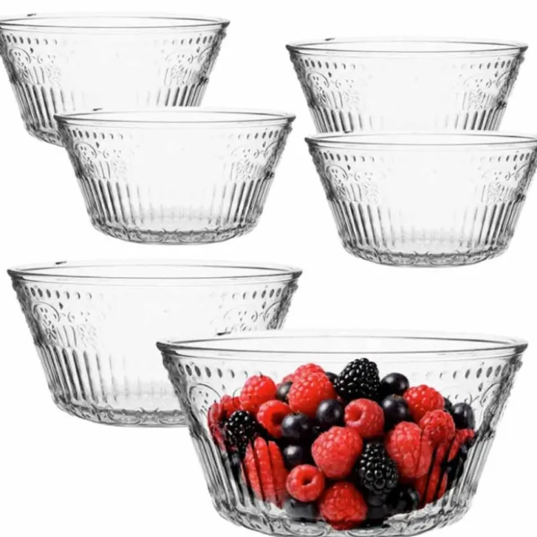 Salaterki miski szklane 13 cm zestaw 6 miseczek Altom Design Karen