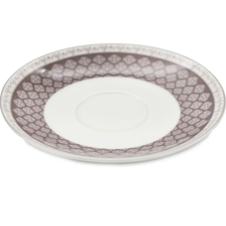 Serwis kawowy z porcelany w kompozycje kwiatowe filiżanki 270 ml ze spodkami do kawy herbaty na 6 osób Tragar