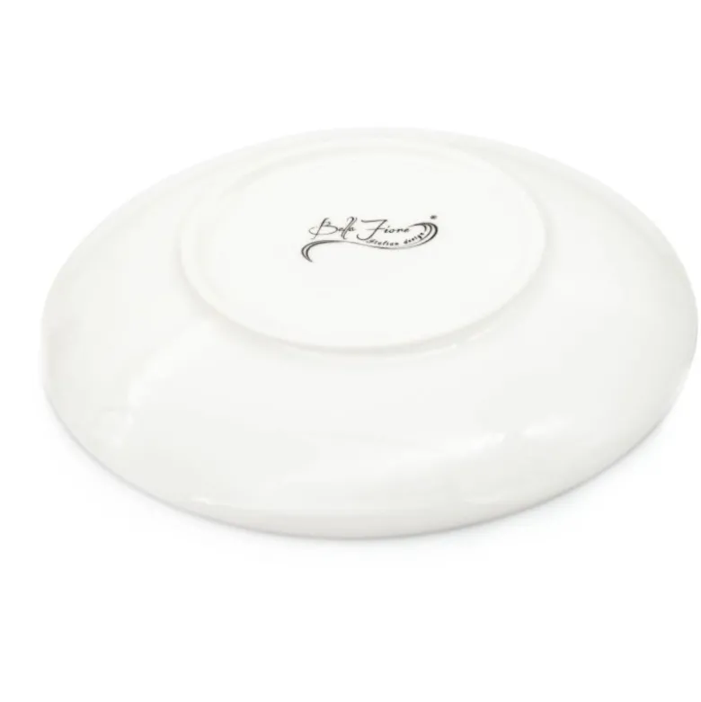 Serwis kawowy z porcelany w kompozycje kwiatowe filiżanki 270 ml ze spodkami do kawy herbaty na 6 osób Tragar