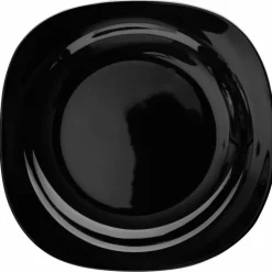Serwis obiadowy 18 elementów dla 6 osób MG Home Pavia Black zestaw talerzy czarne talerze