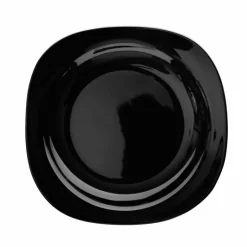 Serwis obiadowy 18 elementów dla 6 osób MG Home Pavia Black zestaw talerzy czarne talerze