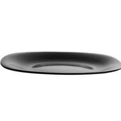 Serwis obiadowy 36 elementów dla 12 osób MG Home Pavia Black zestaw talerzy czarne talerze