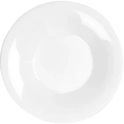 Serwis obiadowy 24 elementy Vilde White szklane talerze zestaw talerzy dla 6 osób białe
