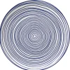 Serwis obiadowy porcelanowy MG Home Marea 12 elementów zestaw talerzy dla 4 osób kropki