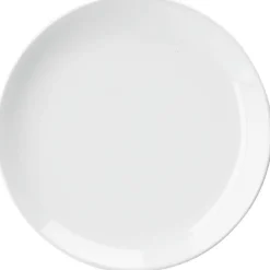 Serwis obiadowy porcelanowy MG Home Classic 12 elementów zestaw talerzy dla 4 osób biały