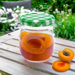 Słoiki baryłkowe na przetwory 250 ml zestaw 8 sztuk weki z pokrywkami TR-GJ-250