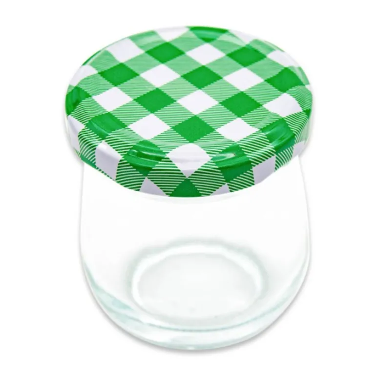 Słoiki baryłkowe na przetwory 250 ml zestaw 8 sztuk weki z pokrywkami TR-GJ-250