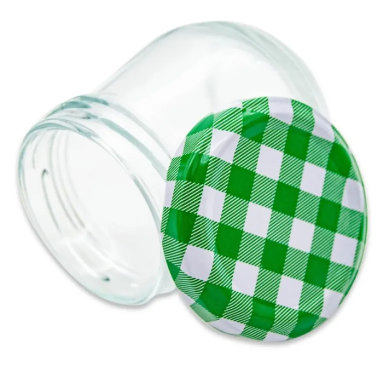 Słoiki baryłkowe na przetwory 250 ml zestaw 8 sztuk weki z pokrywkami TR-GJ-250