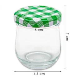 Słoiki baryłkowe na przetwory 250 ml zestaw 8 sztuk weki z pokrywkami TR-GJ-250