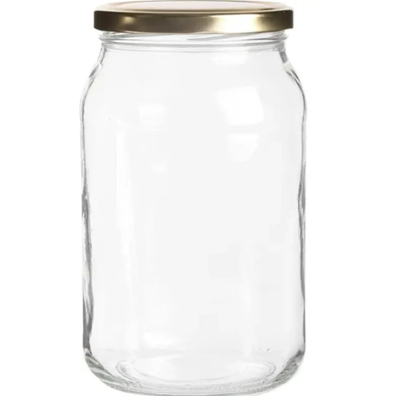 Słoiki szklane 900 ml na miód konfitury i kiszone ogórki z zakrętką typu twist komplet 6 szt Altom Design