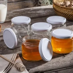 Słoiki szklane 235 ml na przetwory miód konfitury i dżemy typu twist z zakrętką komplet 6 szt Altom Design