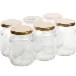 Słoiki szklane 720 ml na przetwory miód konfitury i dżemy typu twist z zakrętką komplet 6 szt Altom Design