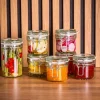 Słoiki szklane na przetwory 200 ml hermetyczne z klipsem zestaw 6 szt Altom Design