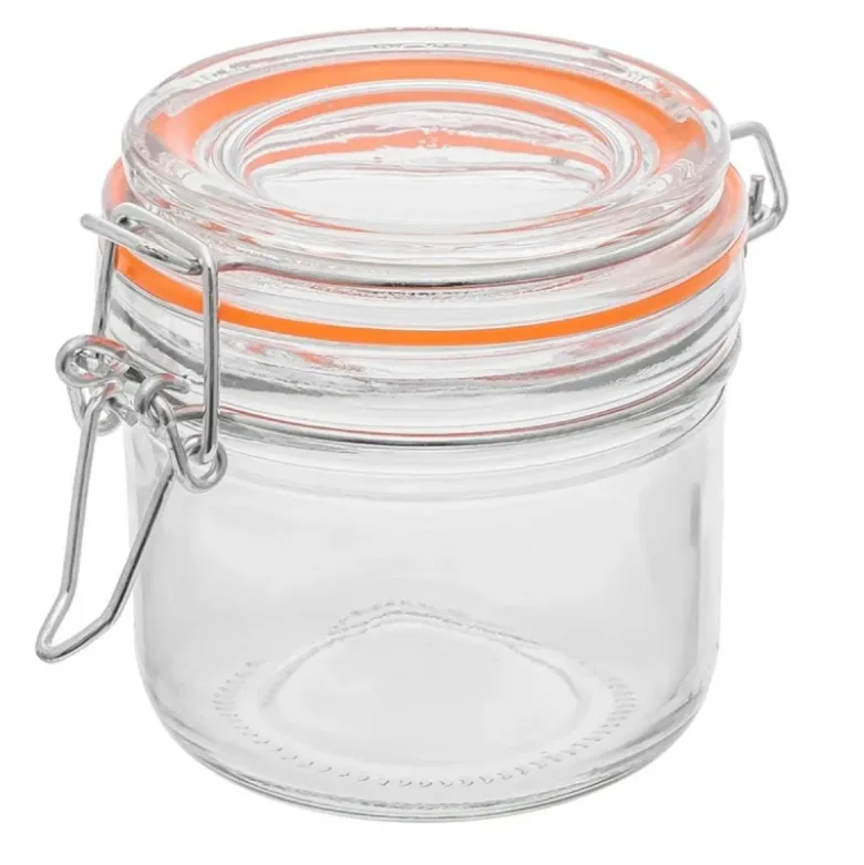 Słoiki szklane na przetwory 200 ml hermetyczne z klipsem zestaw 6 szt Altom Design