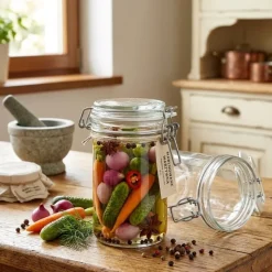 Słoik szklany na przetwory 500 ml hermetyczny z klipsem Altom Design