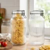 Słoik szklany ryflowany na przetwory 2600 ml hermetyczny z klamrą grawer Tragar