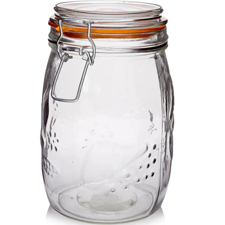Słoik szklany z metalowa klamrą 1500 ml Tragar L6509E