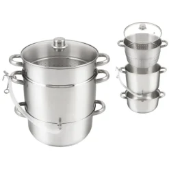 Sokownik Kinghoff KH 3302 - 8 Lit garnek do soku na parę INDUKCJA